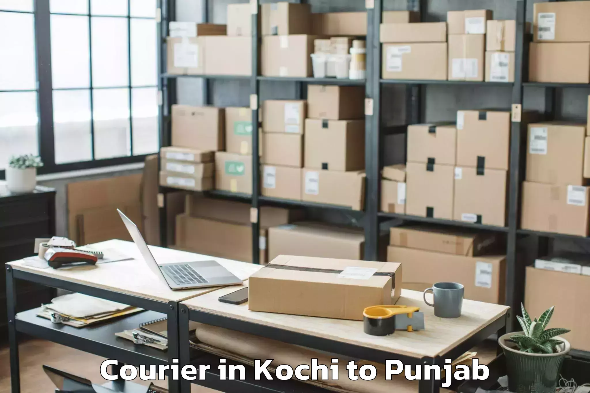 Book Kochi to Ludhiana East Courier